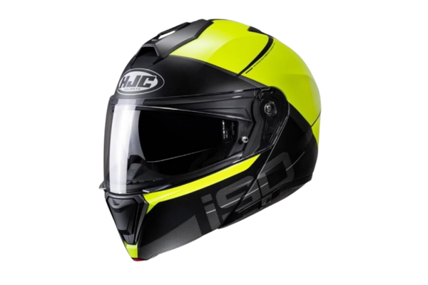 Capacete HJC I90 May Preto e Verde - modular