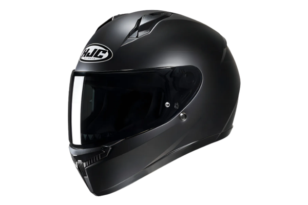 Capacete HJC Integral Moto C10 Solid Black Matte Black Certified