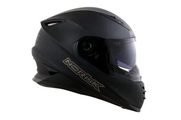 Capacete Norisk FF302 Monocolor Preto Fosco