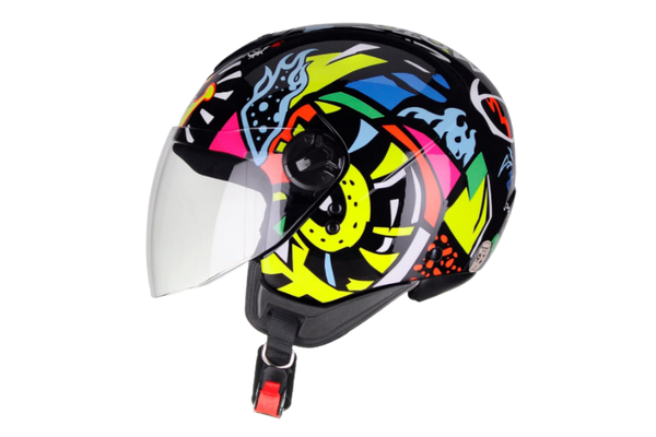 Capacete Aberto Moto Peels Freeway King Preto