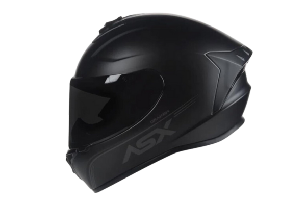 Capacete Asx Moto Preto Fosco Masculino Feminino Esportivo