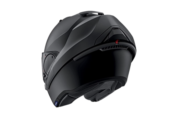 Capacete Shark Evo Es Articulado C/Óculos KMA preto Fosco Tam 62