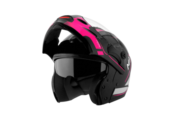 Capacete de Moto Mixs MX Captiva Com Viseira Interna articulado