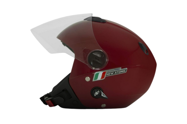 CAPACETE ABERTO PRO TORK NEW ATOMIC ELITE BRILHANTE VERMELHO PIMENTA TAM. 56
