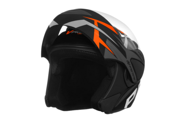 CAPACETE ESCAMOTEÁVEL PRO TORK V-PRO JET FACTOR FOSCO CINZA TAM. 58