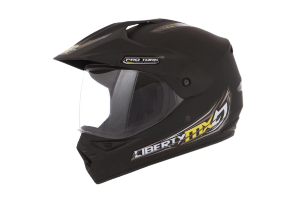 Capacete Liberty Mx Pro Vision Tam.58 Preto Fosco