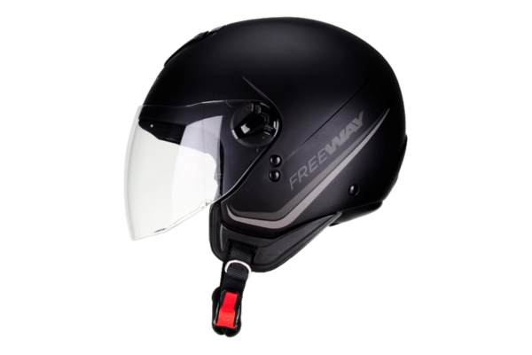 peels Capacete Aberto Moto Freeway New Classic Preto Fosco 60