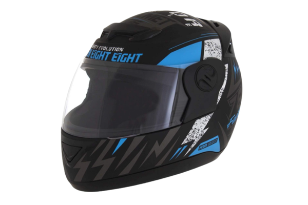 Pro Tork Capacete Evolution G6 Factory Racing Fosco 60 Preto/Azul