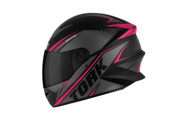 CAPACETE FECHADO PRO TORK R8 ROSA TAM. 58 VIS. FUMÊ