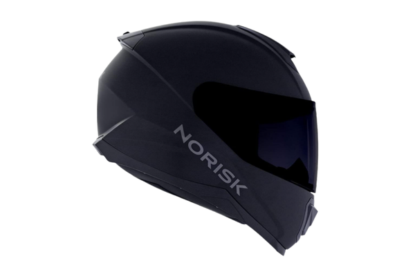 CAPACETE NORISK RAZOR MONOCOLOR PRETO FOSCO