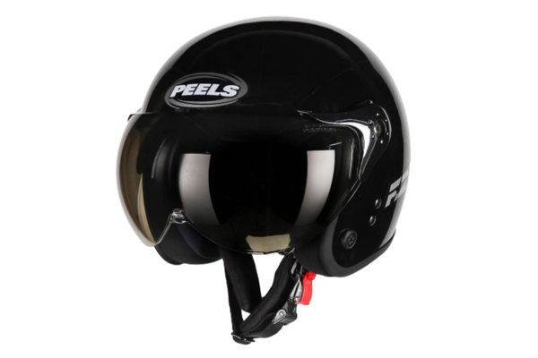 Capacete Aberto Moto Peels F-21 Classic Preto/Grafite 58
