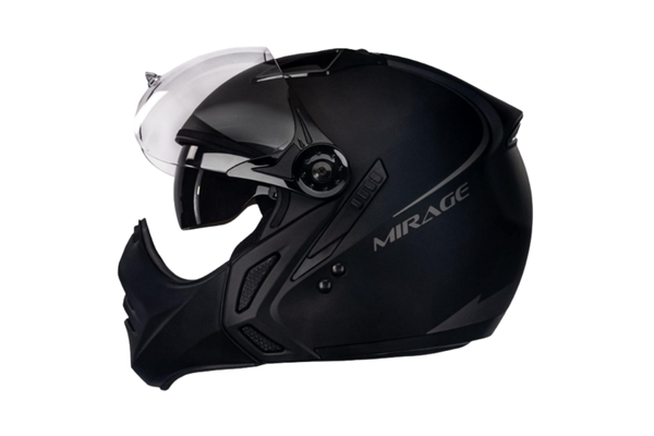 Capacete Aberto Moto Peels Mirage Classic Preto Fosco/Grafite 60