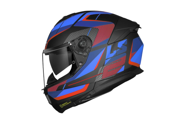 Capacete LS2 Masculino FF808 Road Bicomposto Oculos Moto
