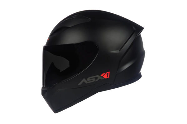 Capacete Moto ASX City Solid Preto Fosco