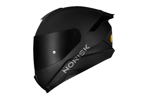 Capacete Norisk Edition Preto Fosco Com 2 Viseiras + Spoiler
