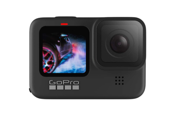 GoPro HERO9 Preto – Câmera de ação à prova d'água com LCD frontal e telas traseiras