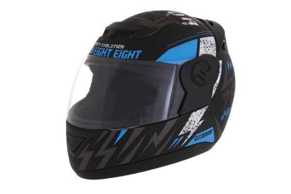 Pro Tork Capacete Evolution G6 Factory Racing Fosco 60 Preto/Azul