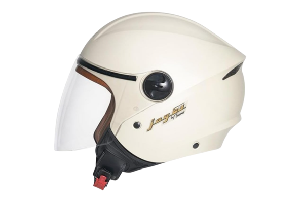 San Marino Capacete Aberto Joy 23 By Taurus Bege Couro