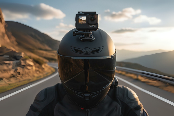 melhor camera para capacete de motos
