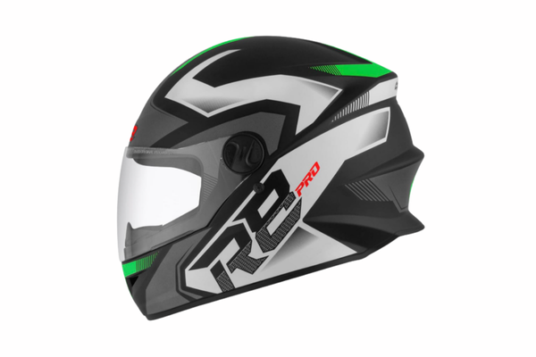 CAPACETE FECHADO PRO TORK NEW LIBERTYpreto e verde