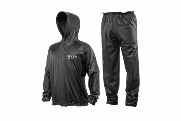 Capa Chuva Motoqueiro Flex Delta Com Capuz (GG, Preto)