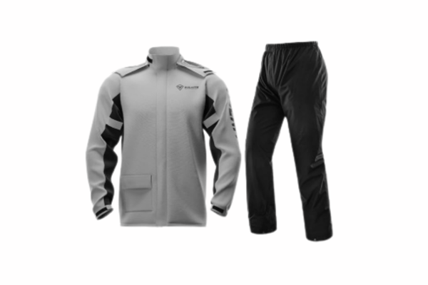 Capa de chuva, Yuwao Conjunto de calças impermeável impermeável com capa de sapatos invisível