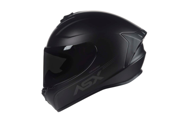 Capacete Asx Moto Preto Fosco Masculino Feminino Esportivo