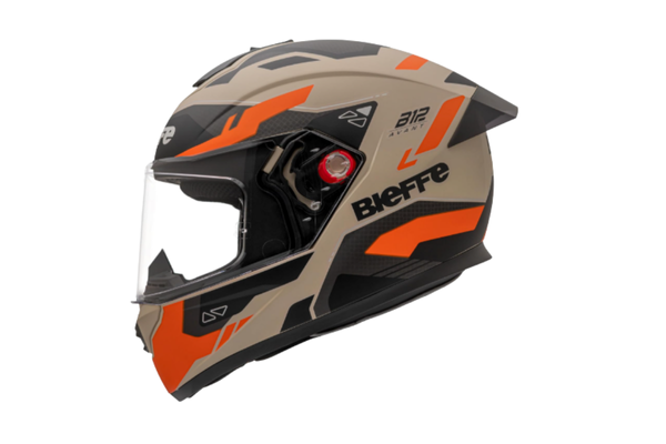 Capacete Bieffe B12 Avant Esportivo Areia Moto Aerofolio