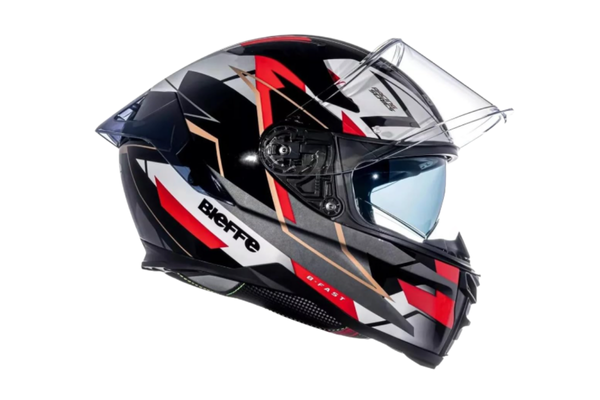 Capacete Masculino Bieffe B-Fast Vx Vermelho Esportivo