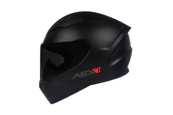 Capacete Moto ASX City Solid Preto Fosco