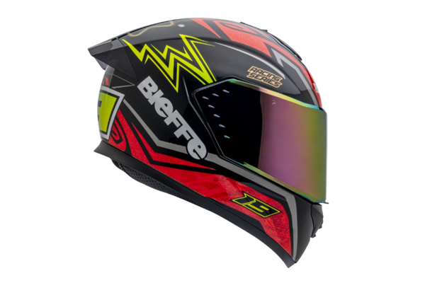 
Capacete Moto Masculino Bieffe B12 Qtr Vermelho