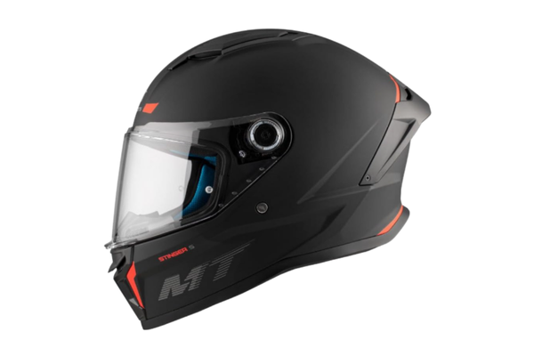 Capacete Mt Helmets Stinger 2 Preto Fosco esportivo para moto