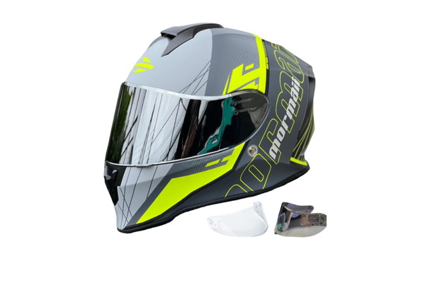 Capacete de Moto Masculino Feminino Mormaii Neon Fosco