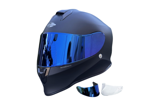 Capacete de Moto Masculino Feminino Mormaii Origin Preto Fosco Fechado Original Viseira