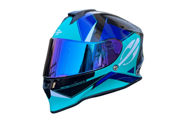 Capacete de Moto Mormaii M1 Tech Azul Brilhante Original