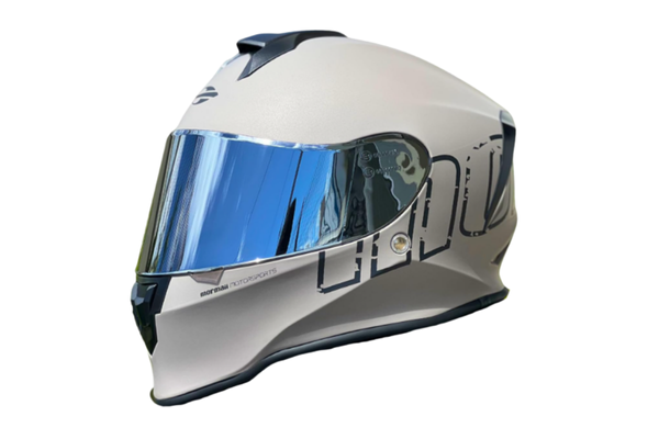 Capacete de Moto Mormaii M1 Titanium Cinza Fosco Original Masculino