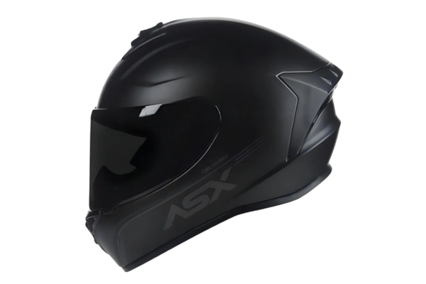 Capacete Asx Draken Solid Cor Preto Tamanho M