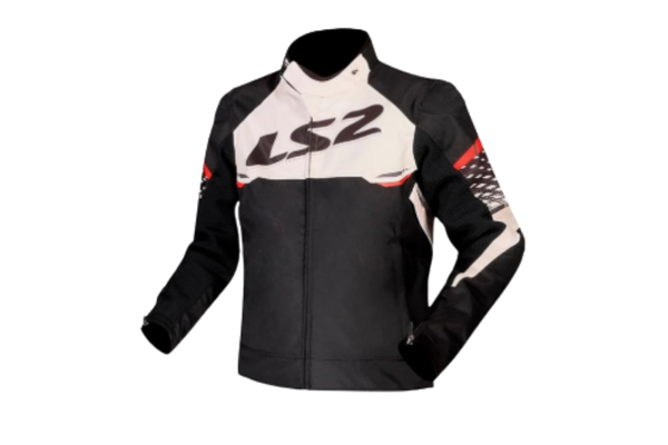 Jaqueta Ls2 Apex Preto Branco 