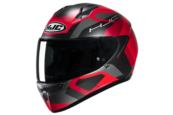 Capacete Hjc C10 Tins Vermelho Cinza Preto (59) Vermelho Fosco 58/59