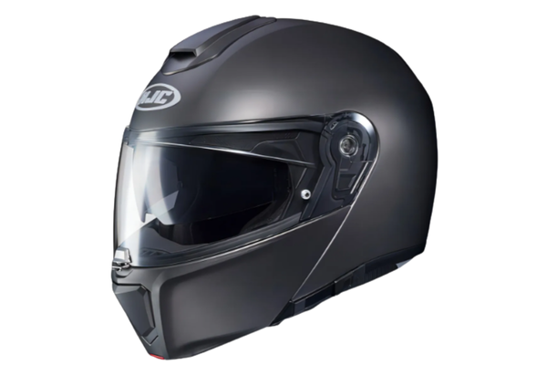 Capacete Moto Hjc Rpha 90s Robocop Com Óculos Solar Cor Titanium Tamanho do capacete 56