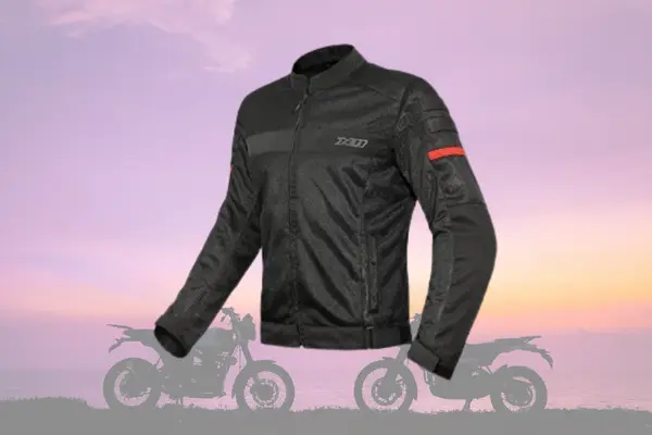 Jaqueta de motociclista Preta e vermelha da marca x11 