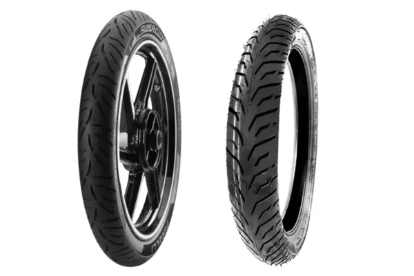 Comparação do Pneu Pirelli Super City e city dragon.