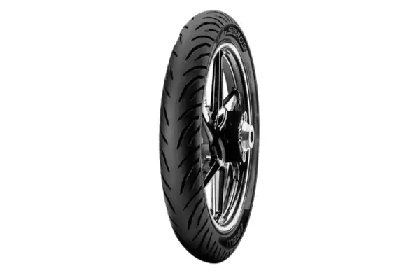 Pneu traseiro Pirelli Super City para moto – boa aderência e durabilidade no uso urbano.