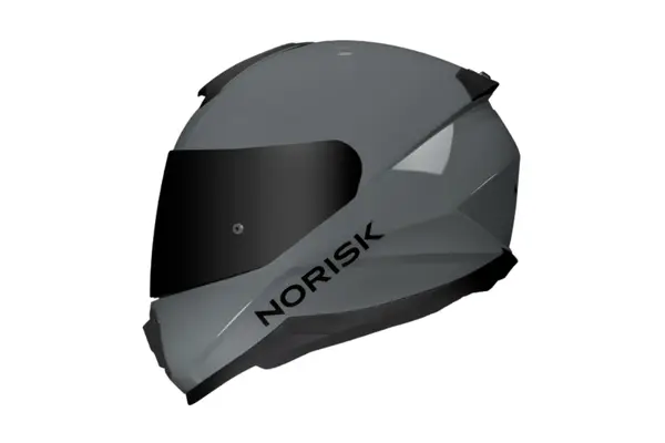 Capacete Norisk Razor Nardo Grey – tecnologia com viseira solar interna